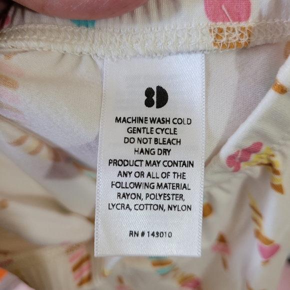 BNWT DOT DOT SMILE Baby Girl Ice Cream Popsicles Buttery Soft Leggings Size 2T - Picture 8 of 9